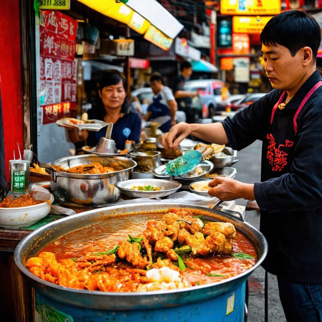 Hình ảnh minh họa các món ăn đường phố hoặc quán ăn bình dân gần Phố Lạc Nghiệp, Thanh Nhàn, Hai Bà Trưng, Hà Nội
