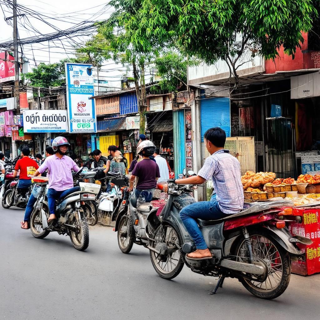 Cuộc sống và hoạt động thường ngày tại Ngã tư Tân Lập Cây Gạo Trảng Bom Đồng Nai