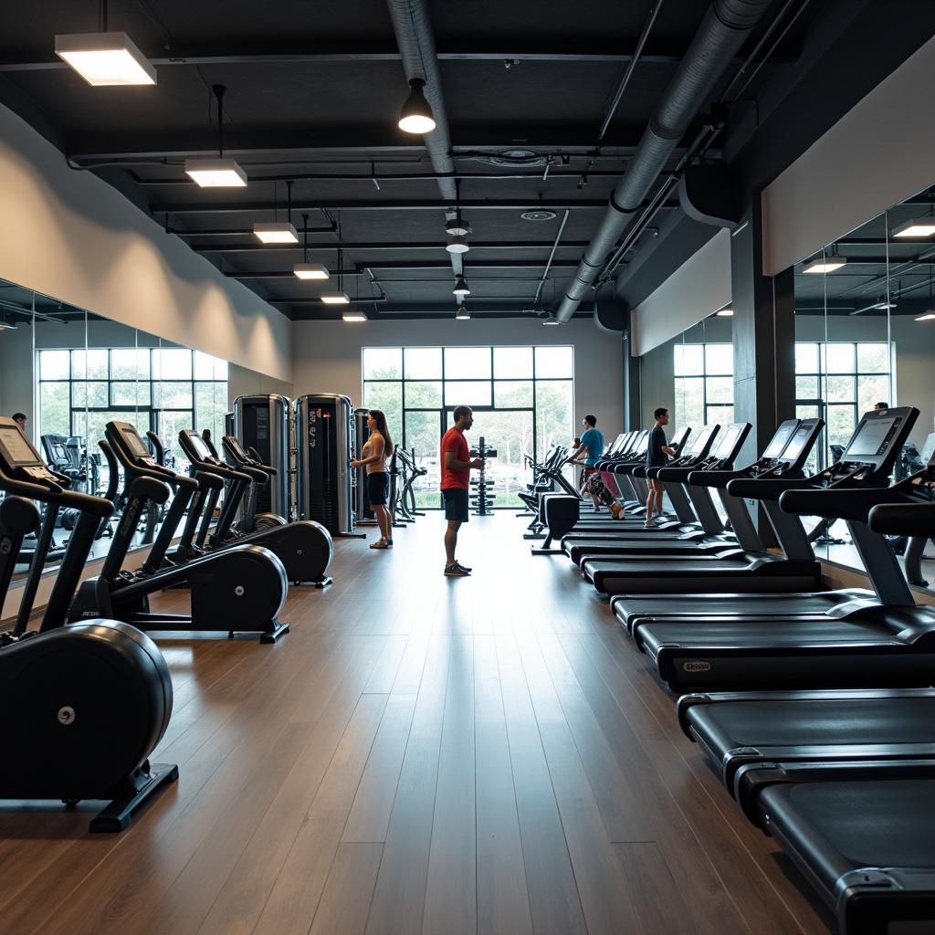 Thiết bị tập luyện hiện đại tại AE Fitness 51 Quan Nhân, Thanh Xuân