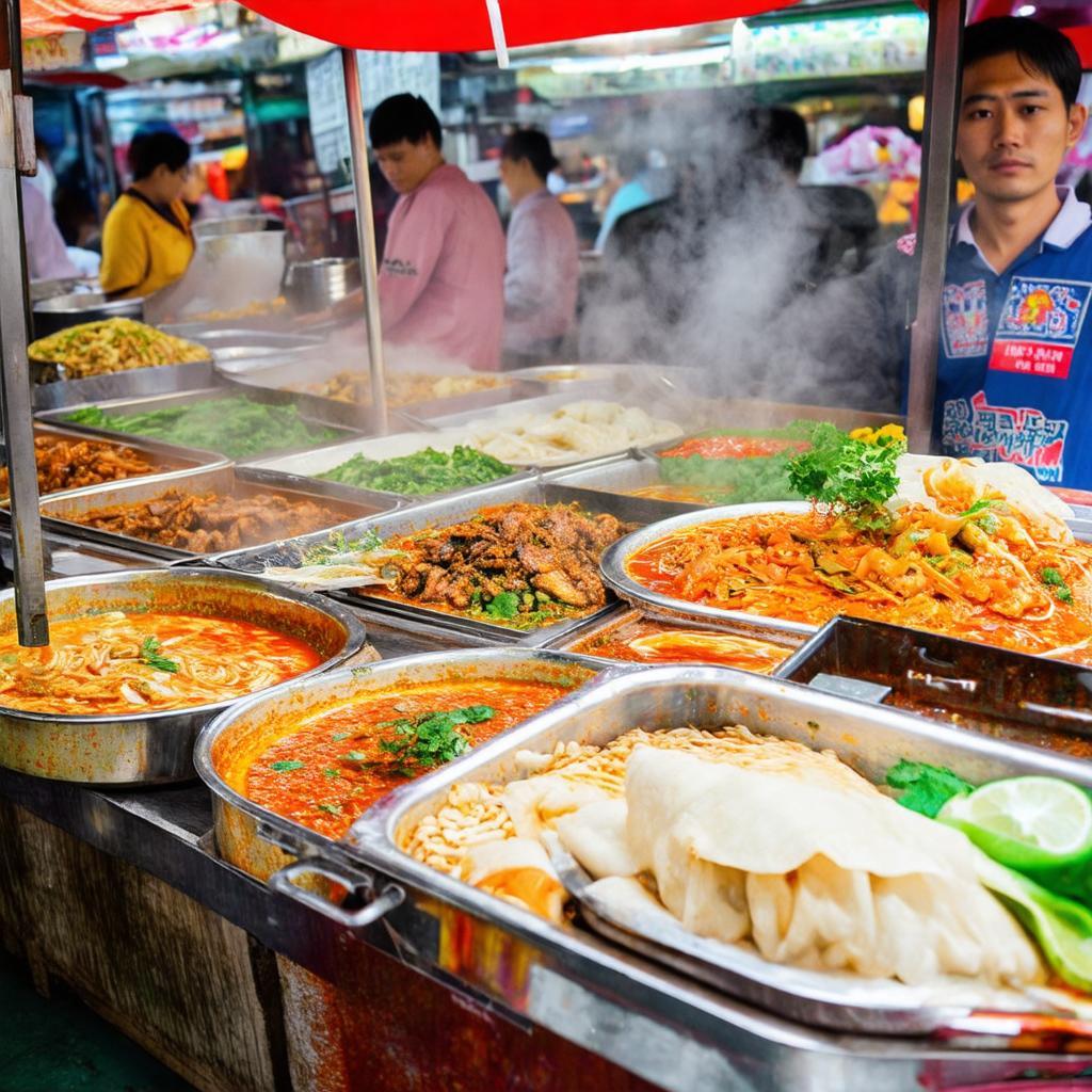 Khu ẩm thực sôi động với nhiều món ngon tại Chợ Bến Cát – Mỹ Phước, Bình Dương