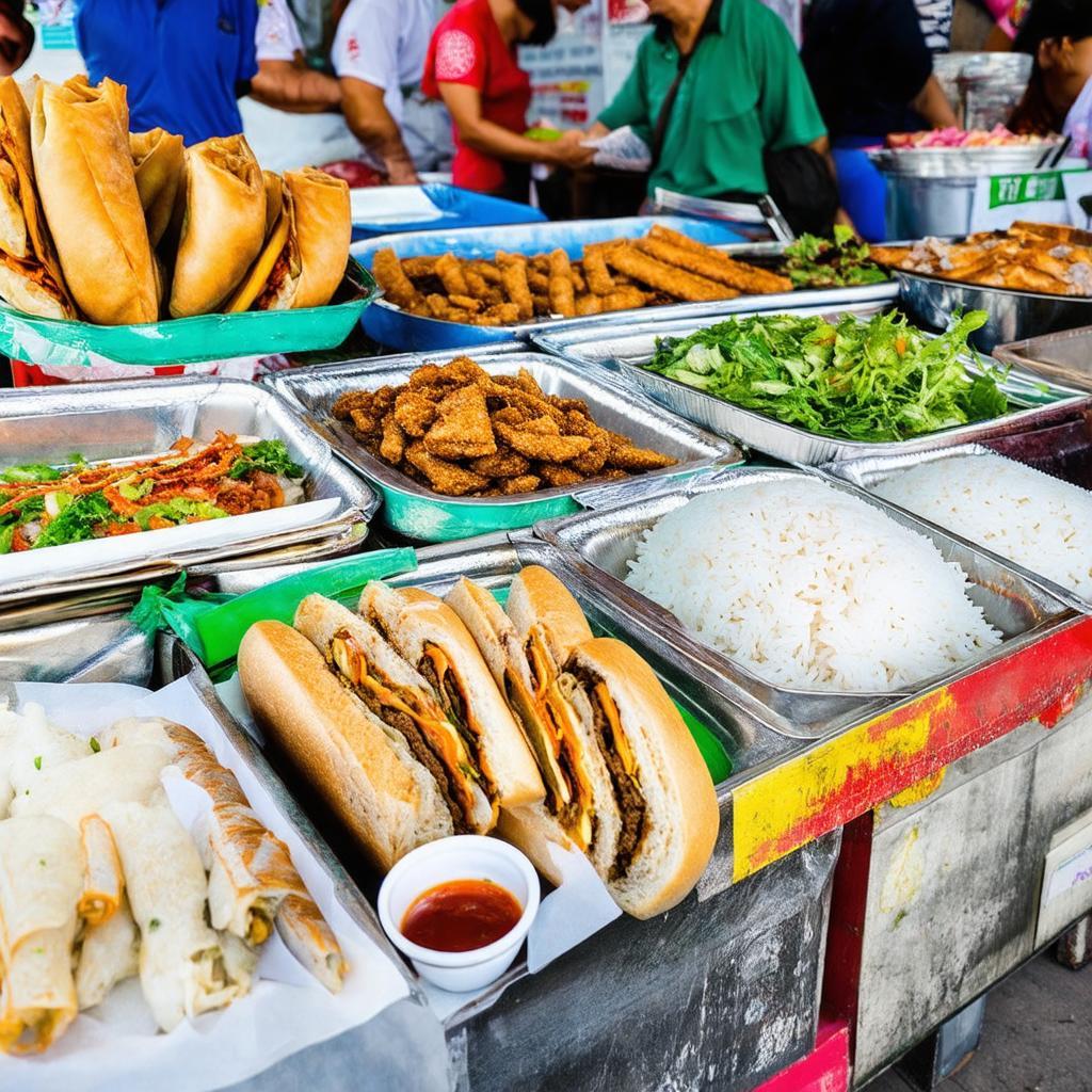Góc ẩm thực hấp dẫn với đa dạng món ăn đường phố tại Chợ Thới Hòa