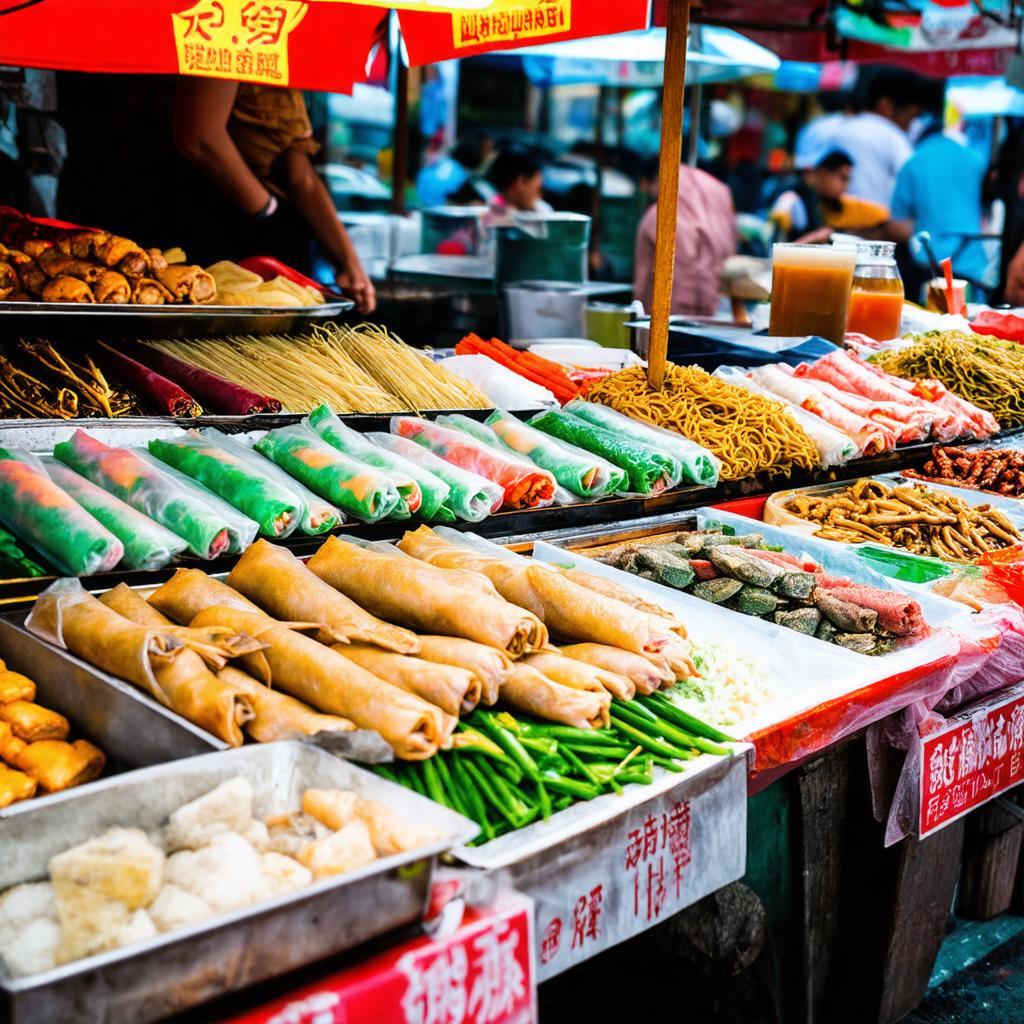 Cac mon an vat ngon va re tai khu am thuc Chợ Bách Khoa Le Thanh Nghi Ha Noi