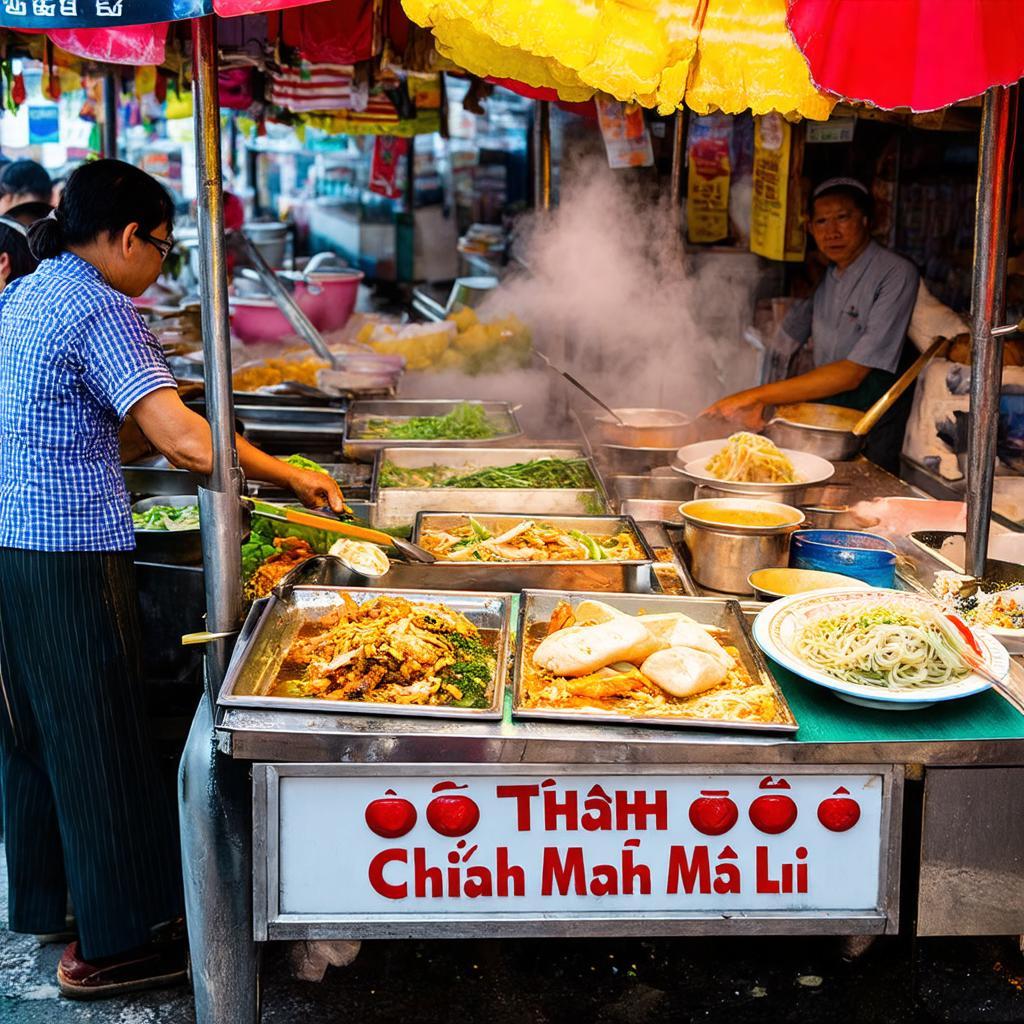 Món ăn đường phố hấp dẫn tại chợ Thạnh Mỹ Lợi quận 2 TP HCM