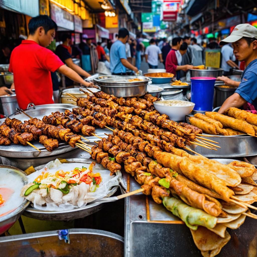 Đa dạng các món ăn vặt hấp dẫn trong Hẻm 90 Lê Văn Sỹ.