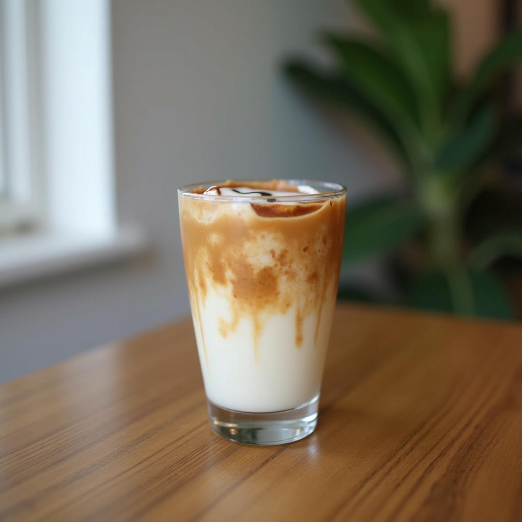 Ly ca phe cot dua thom ngon dac trung tai An Coffee 2 Quang Trung Ha Noi