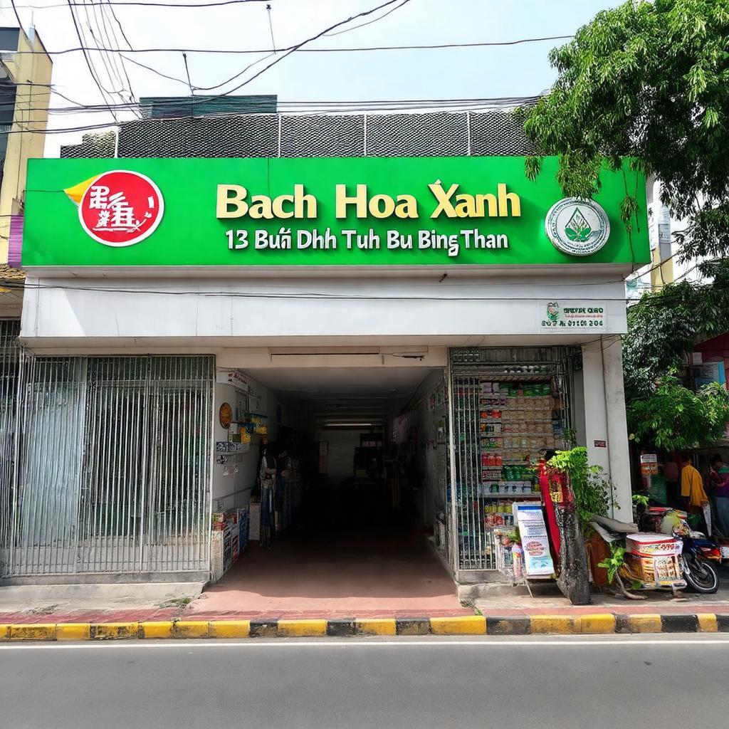 Hình ảnh mặt tiền cửa hàng Bách Hóa Xanh tại 125 Bùi Đình Tuý, Phường 24, Bình Thạnh