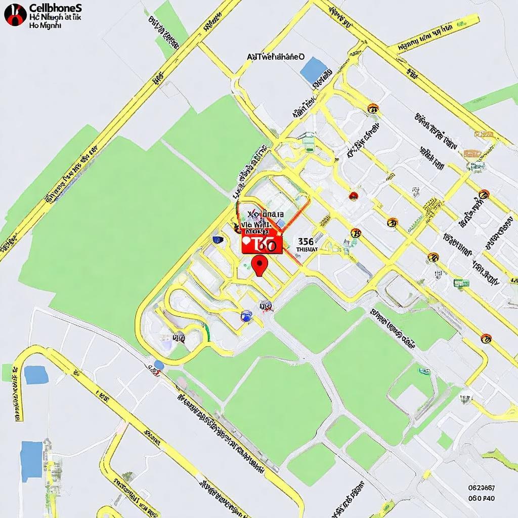 Bản đồ chỉ đường đến CellphoneS Bình Thạnh 536 Xô Viết Nghệ Tĩnh Phường 25