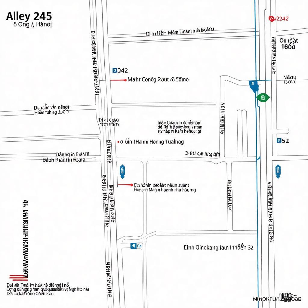 Bản đồ chi tiết ngõ 245 Định Công, Hoàng Mai, Hà Nội giúp tìm đường dễ dàng