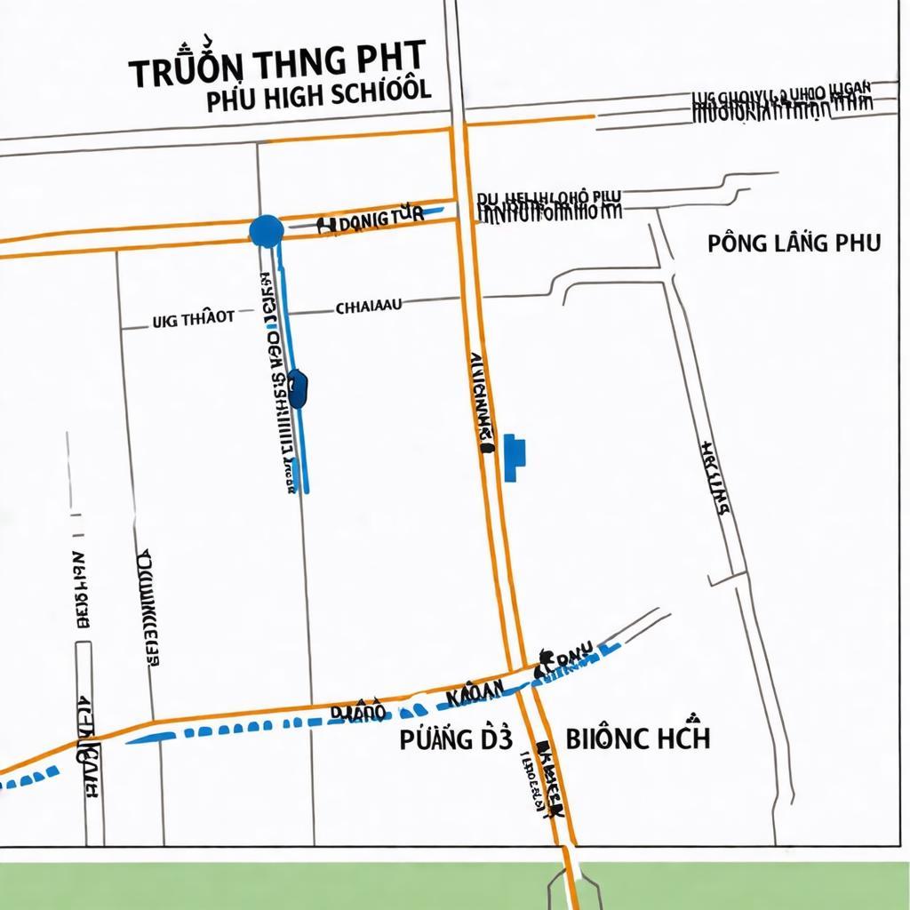 Bản đồ chi tiết đường đi tới Trường THPT Phong Phú ở xã Phong Phú Bình Chánh