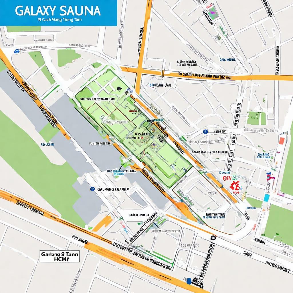 Bản đồ chỉ đường đến Galaxy Sauna 69 Cách Mạng Tháng Tám Quận 10