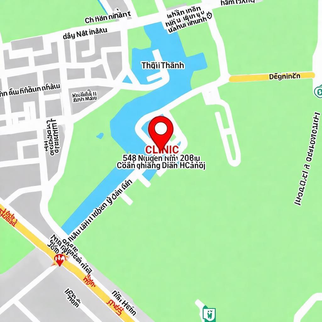 Bản đồ hướng dẫn đường đi tới Phòng khám 548 Nguyễn Chí Thanh Quận 11 giúp bạn hình dung vị trí