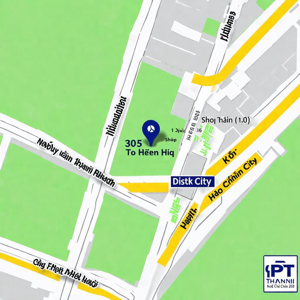 Bản đồ chỉ đường đến FPT Shop 305 Tô Hiến Thành, Phường 13, Quận 10, TP.HCM.