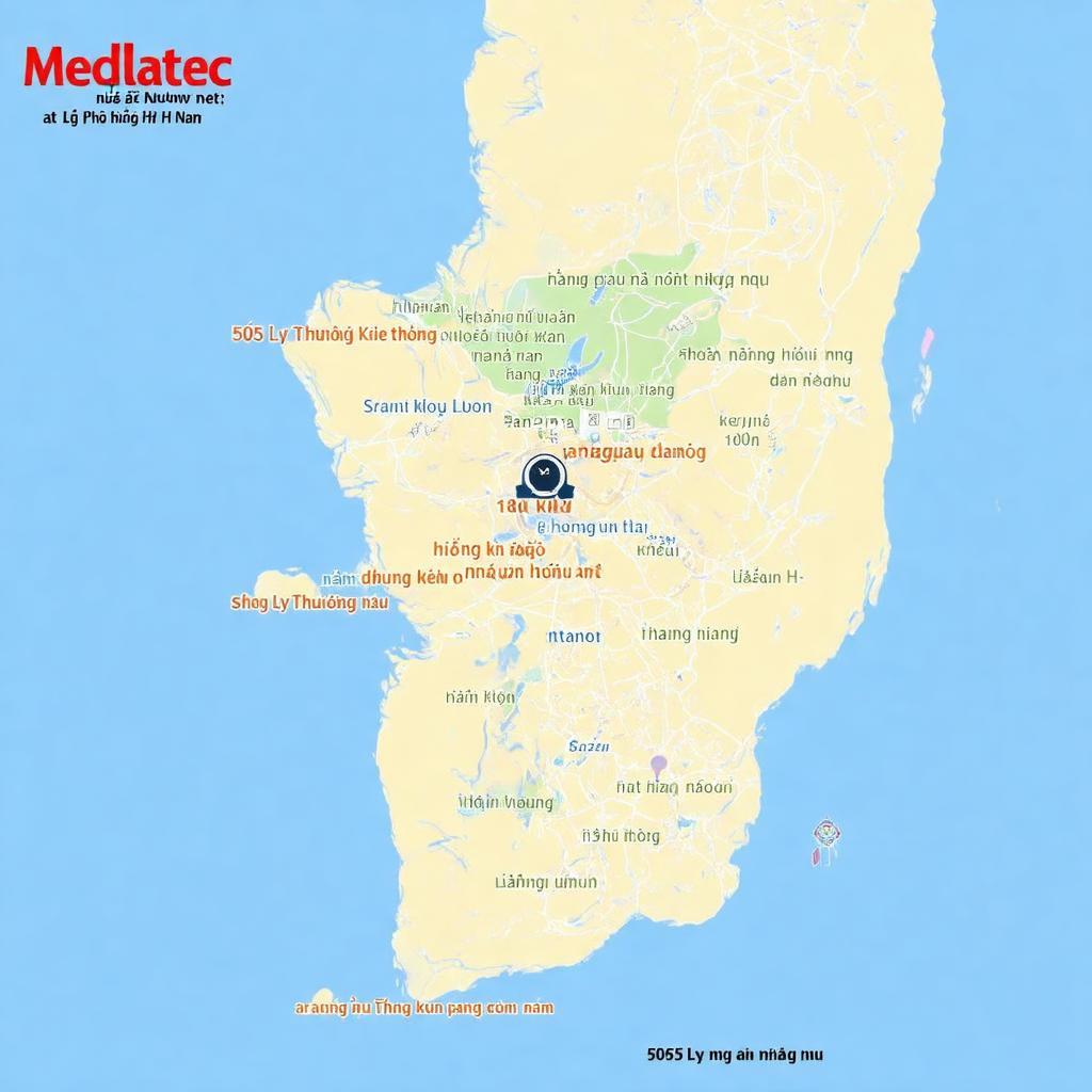 Bản đồ và hình ảnh Medlatec Hà Nam 505 Lý Thường Kiệt Phủ Lý