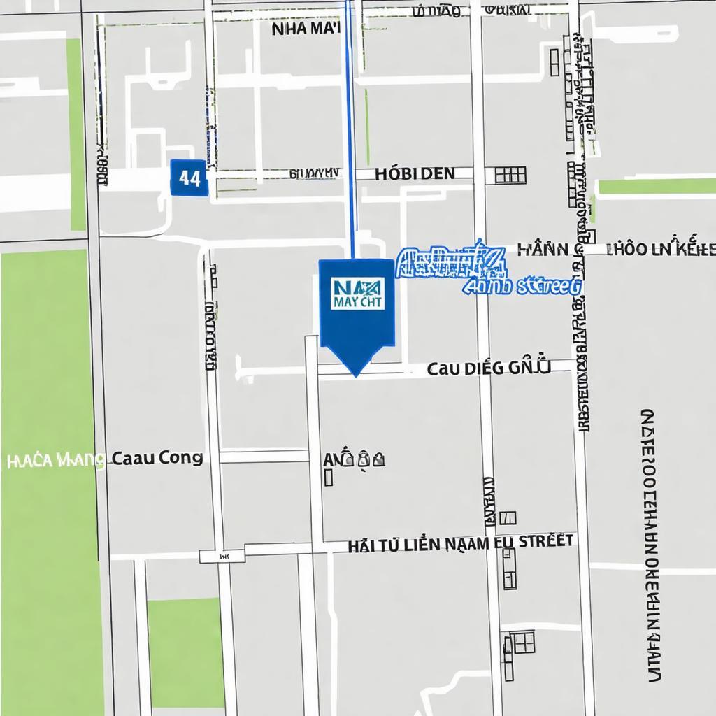 Bản đồ chỉ dẫn đường đi đến Nhà Máy A34 48 Hoàng Công Chất Cầu Diễn Hà Nội