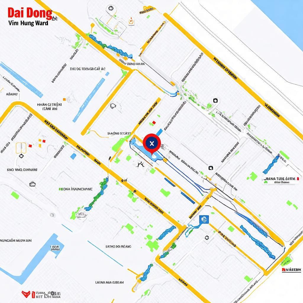Bản đồ chi tiết Phố Đại Đồng Phường Vĩnh Hưng Quận Hoàng Mai Hà Nội định vị vị trí