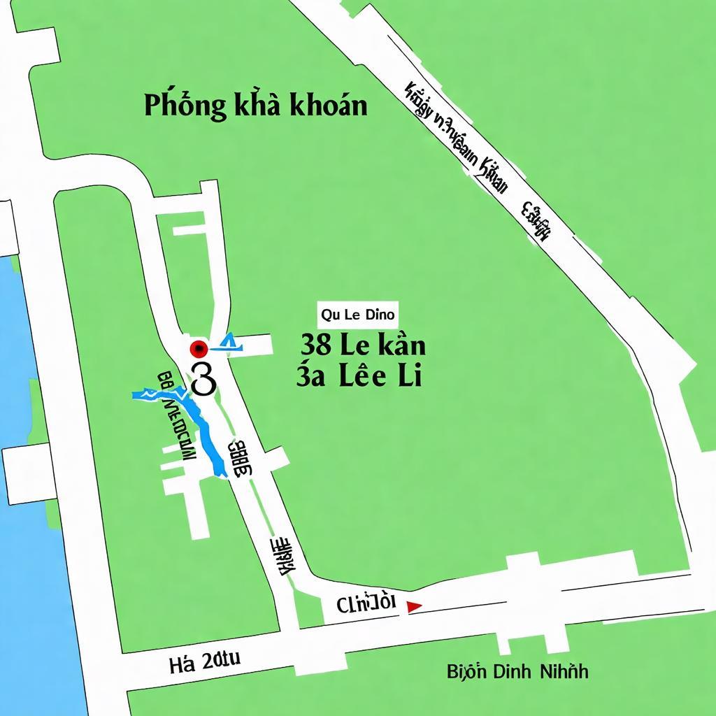 Bản đồ chỉ đường đến Phòng khám Đa khoa 38 Lê Lợi, TP Quy Nhơn.