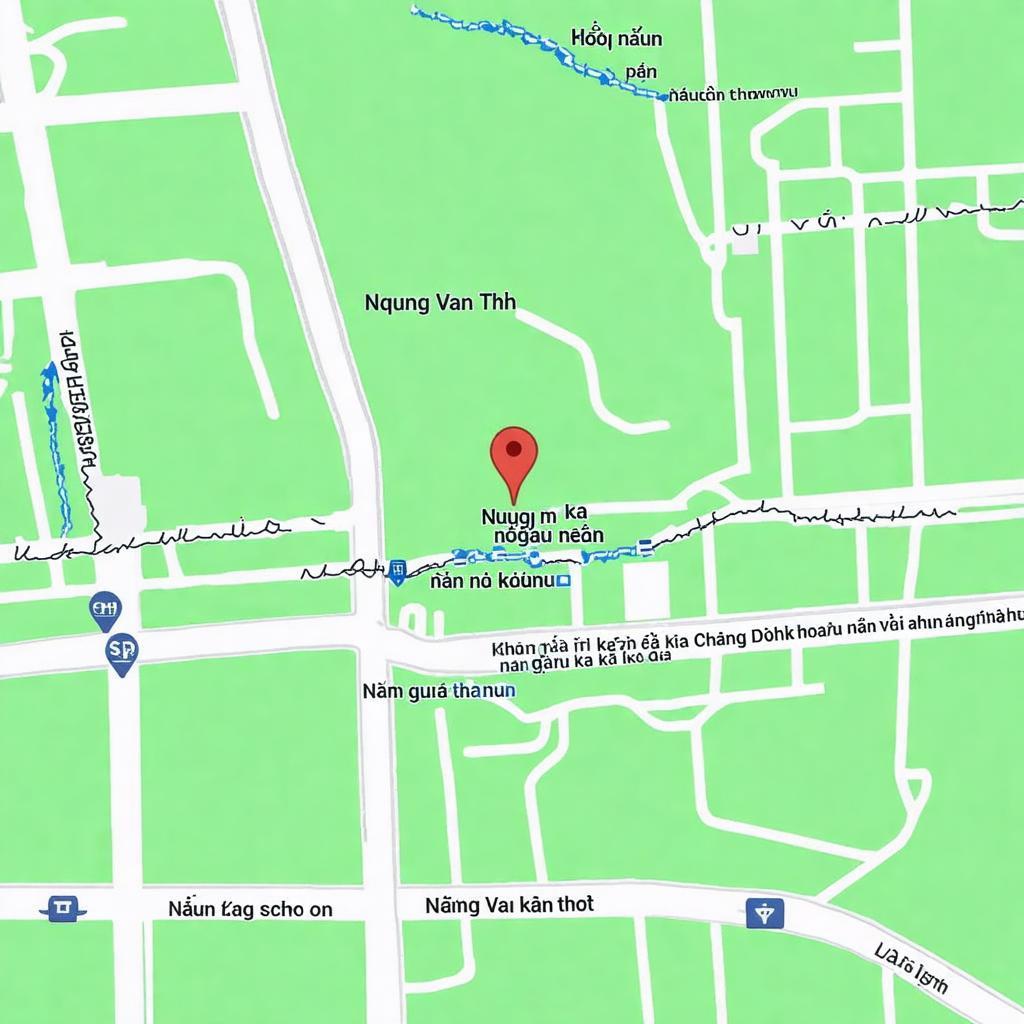 Bản đồ chỉ đường đến Trường tiểu học Nguyễn Văn Thệ, hiển thị vị trí chính xác và các tuyến đường tiếp cận.