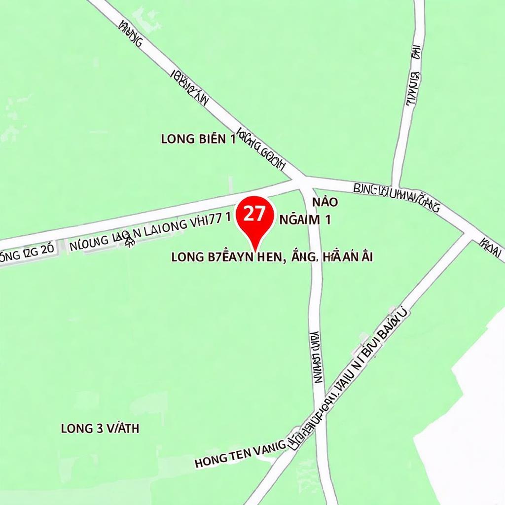 Vị trí Ngõ 27 Long Biên 1 trên bản đồ, thuộc phường Ngọc Lâm, quận Long Biên, Hà Nội