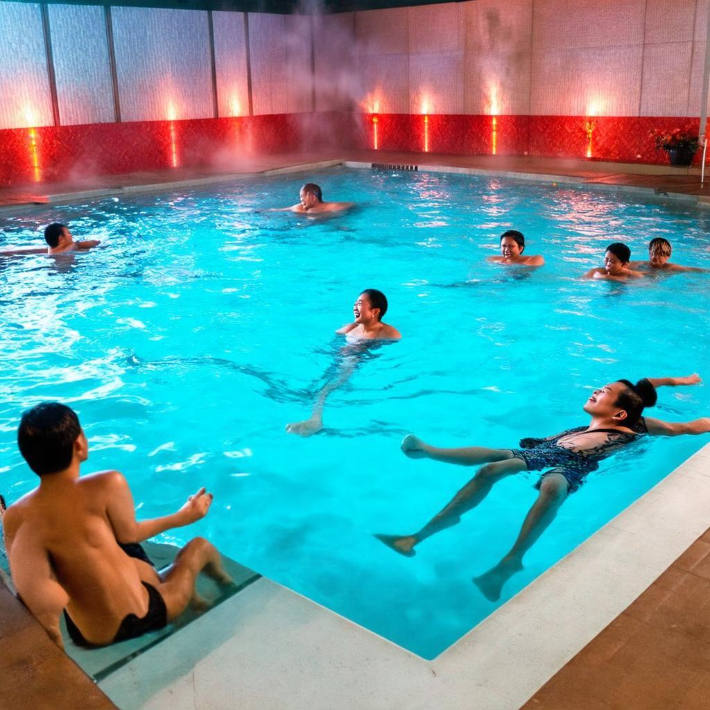 Trải nghiệm thoải mái tại bể bơi bốn mùa Đặng Tiến Đông Hà Nội