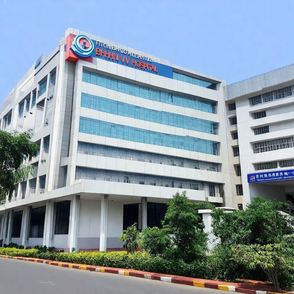 Ngoai canh Benh Vien FV Quan 7, the hien kien truc hien dai va dia chi tai Nguyen Luong Bang.