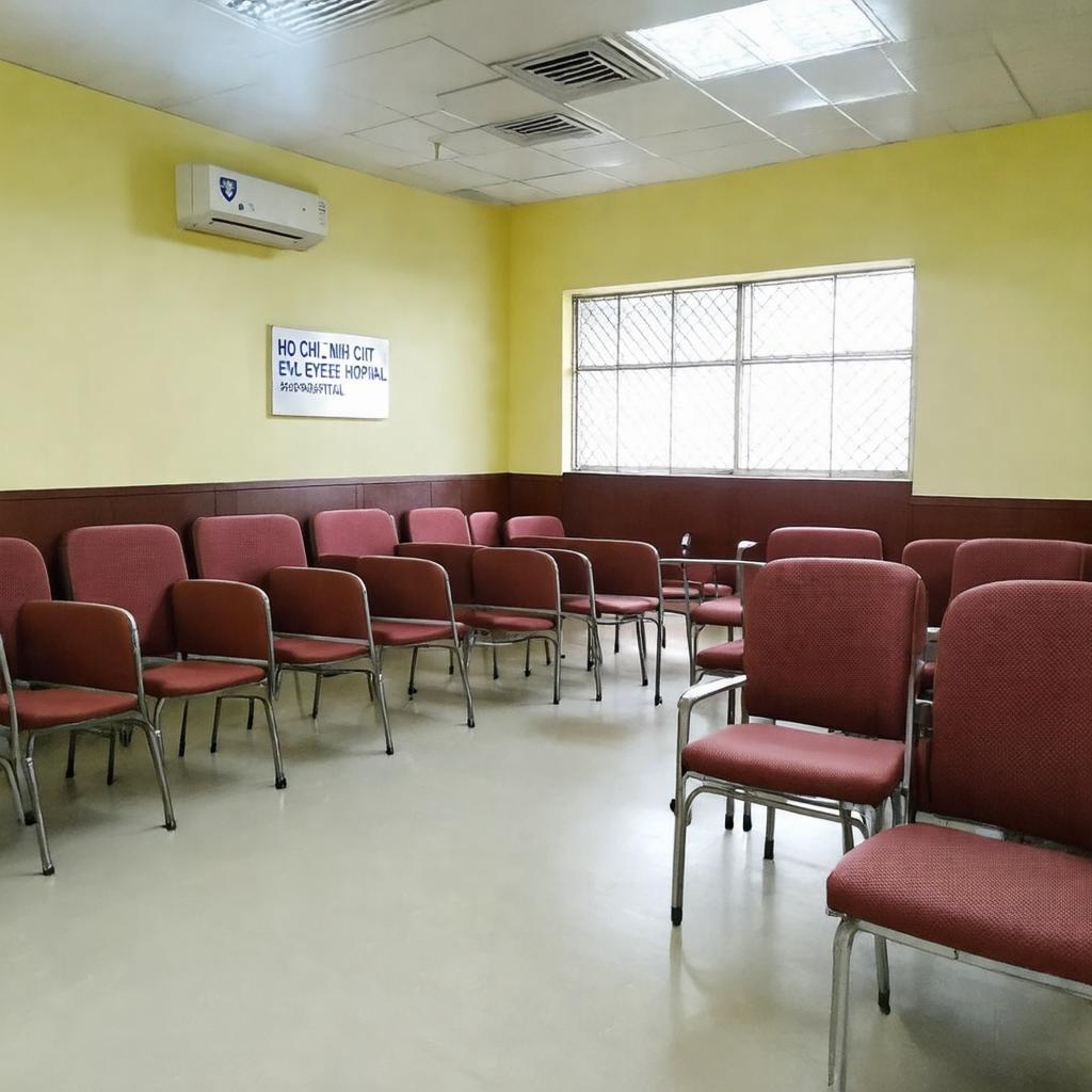 Hình ảnh minh họa khu vực phòng khám bên trong Bệnh viện Mắt TP.HCM