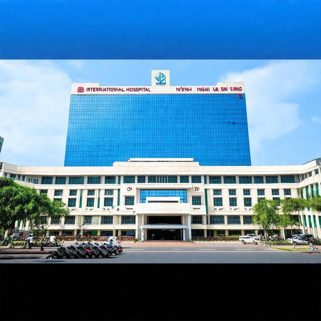 Hình ảnh bên ngoài Bệnh viện Quốc tế City ở số 3 Đường 17A, Bình Tân hiện đại và khang trang