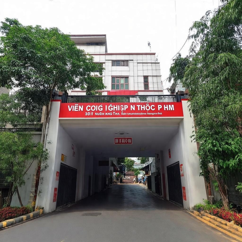 Ảnh cổng chính hoặc biển hiệu của Viện Công nghiệp thực phẩm tại 301 Nguyễn Trãi Hà Nội