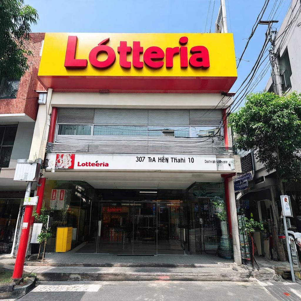 Nhận diện dễ dàng Lotteria Tô Hiến Thành tại địa chỉ 307A Tô Hiến Thành