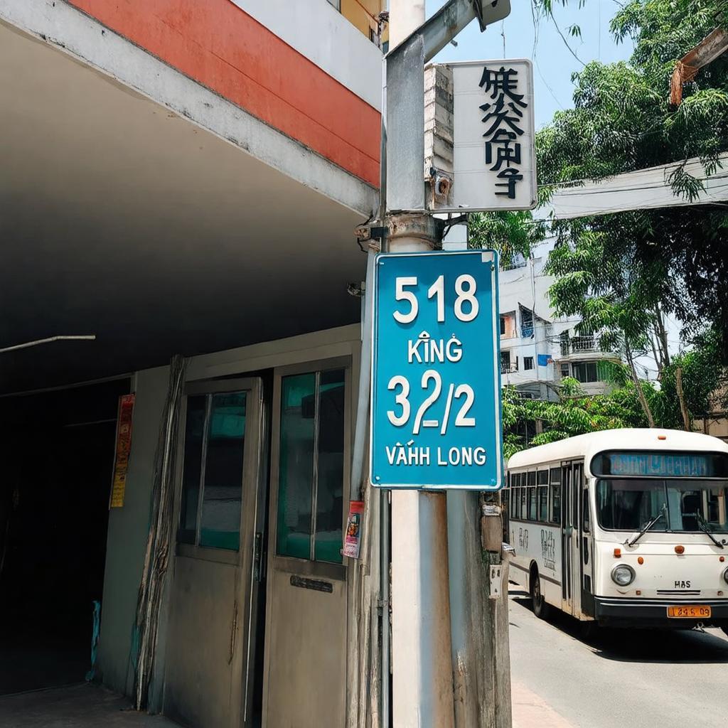 Biển số nhà 518 Đường 3/2, điểm đến của Dịch Vụ Xe Khách Phú Vĩnh Long