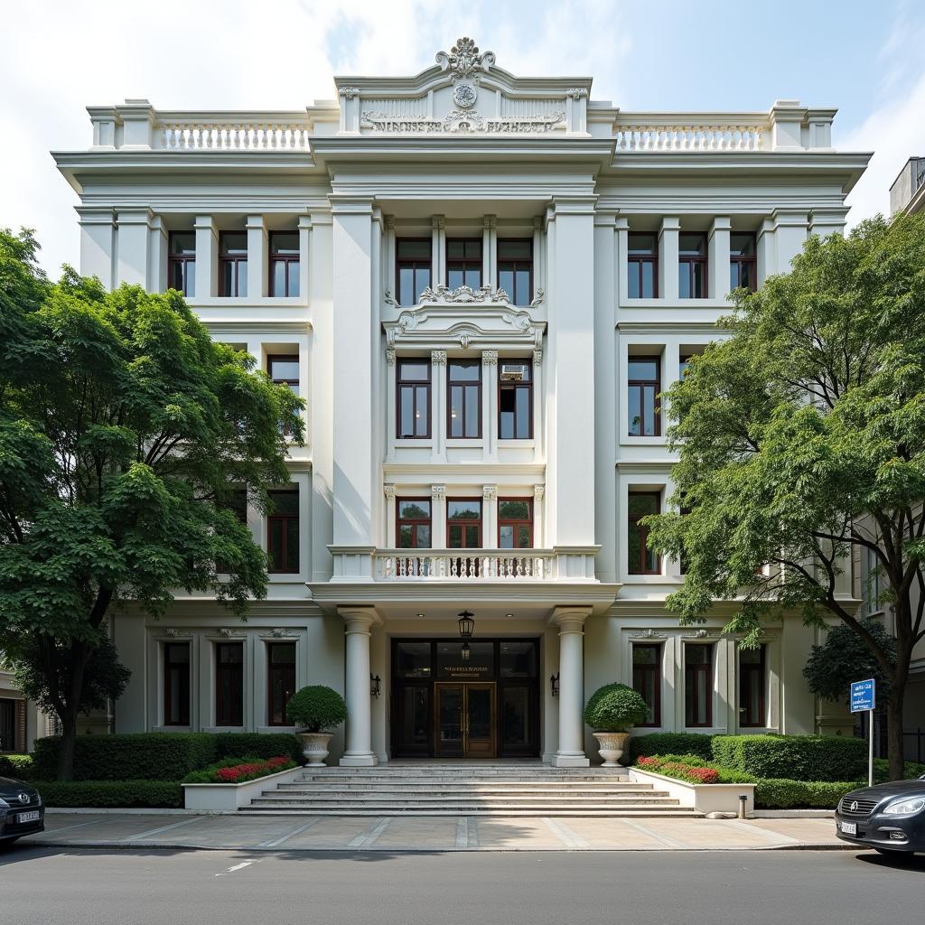 Hinh anh minh hoa toa nha Bo Y Te 138A Giang Vo Kim Ma Ba Dinh Ha Noi noi bo phan tiep dan