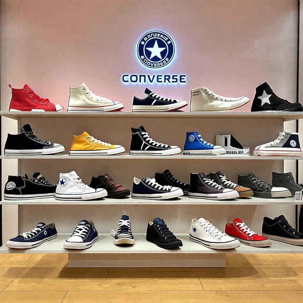 Các mẫu giày Converse chính hãng chất lượng cao, đa dạng mẫu mã tại cửa hàng Biên Hòa.