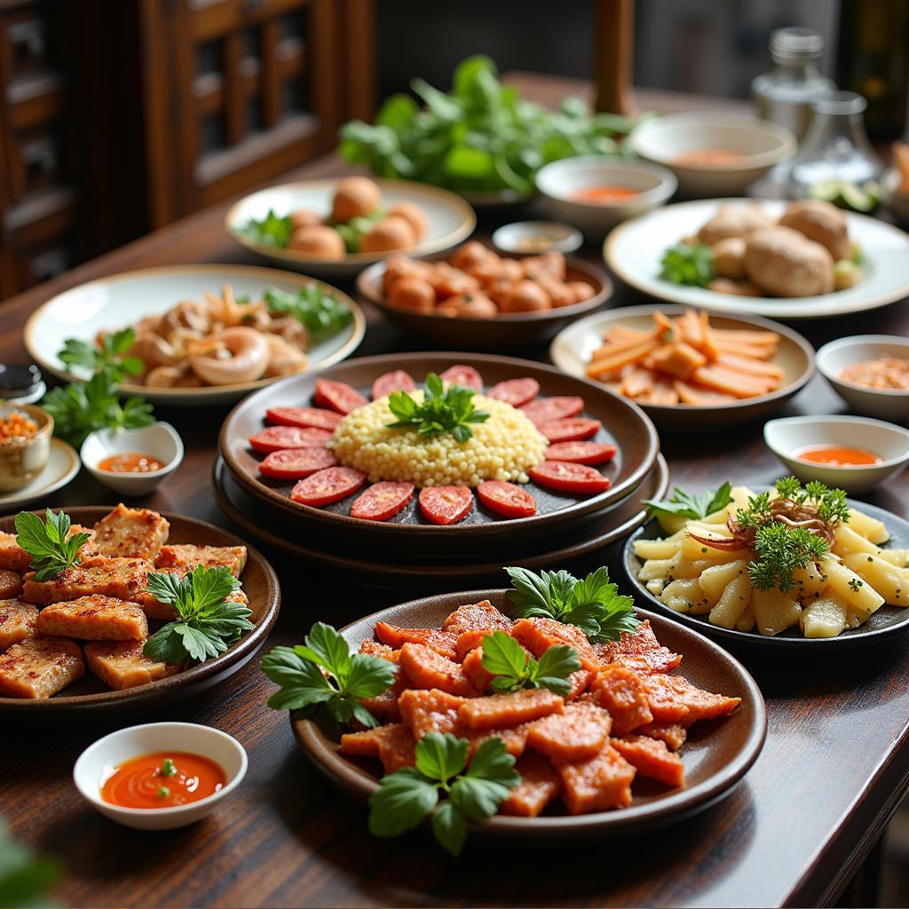 Những món nhậu đặc trưng hấp dẫn tại Quán Nhậu Vườn Tràm ở Quảng Nam