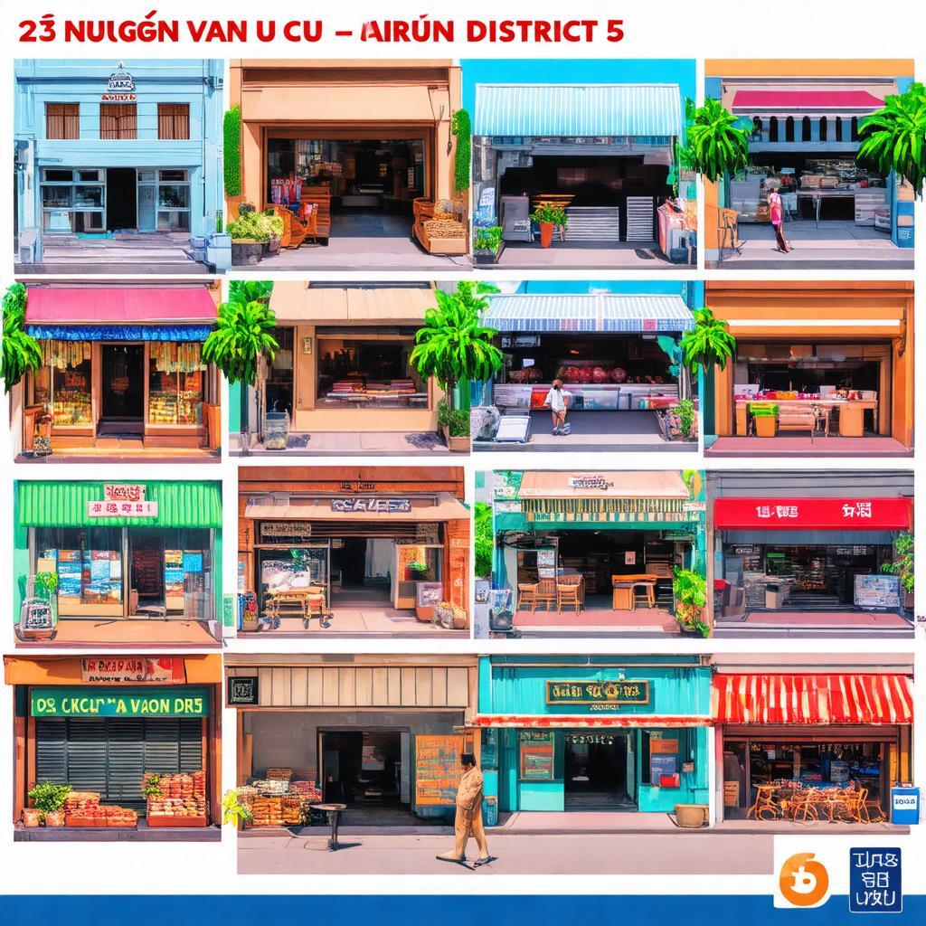 Các cửa hàng quán ăn tiện ích gần địa chỉ 235 Nguyễn Văn Cừ Quận 5