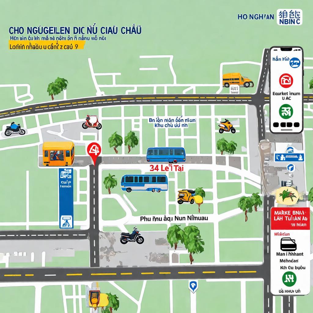 Cac phuong tien di chuyen thuan loi den Cho Nguyen Dinh Chiểu Lê Tự Tài Phú Nhuận