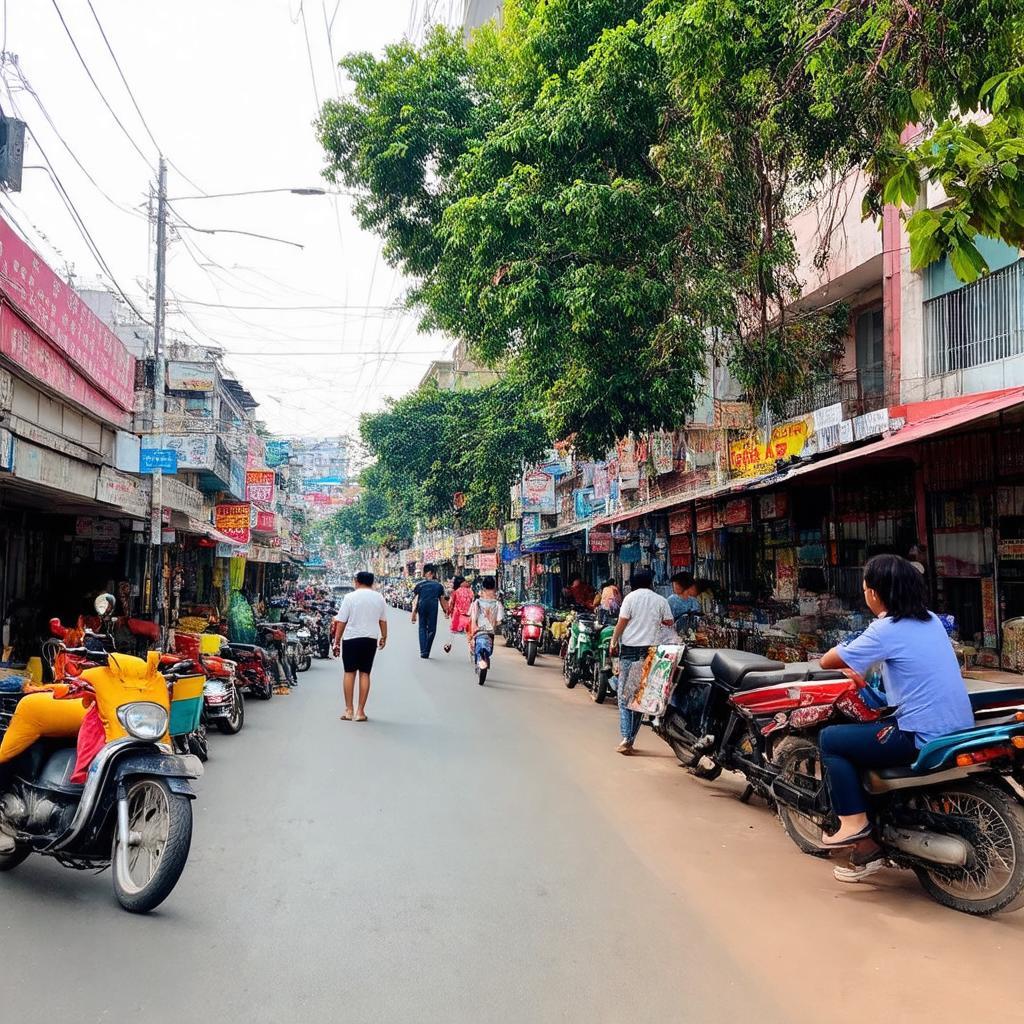 Khung canh duong Truong Sa, Phuong 3 Binh Thanh nhon nhip voi nhieu quan an, quan cafe ven kenh Nhieu Loc