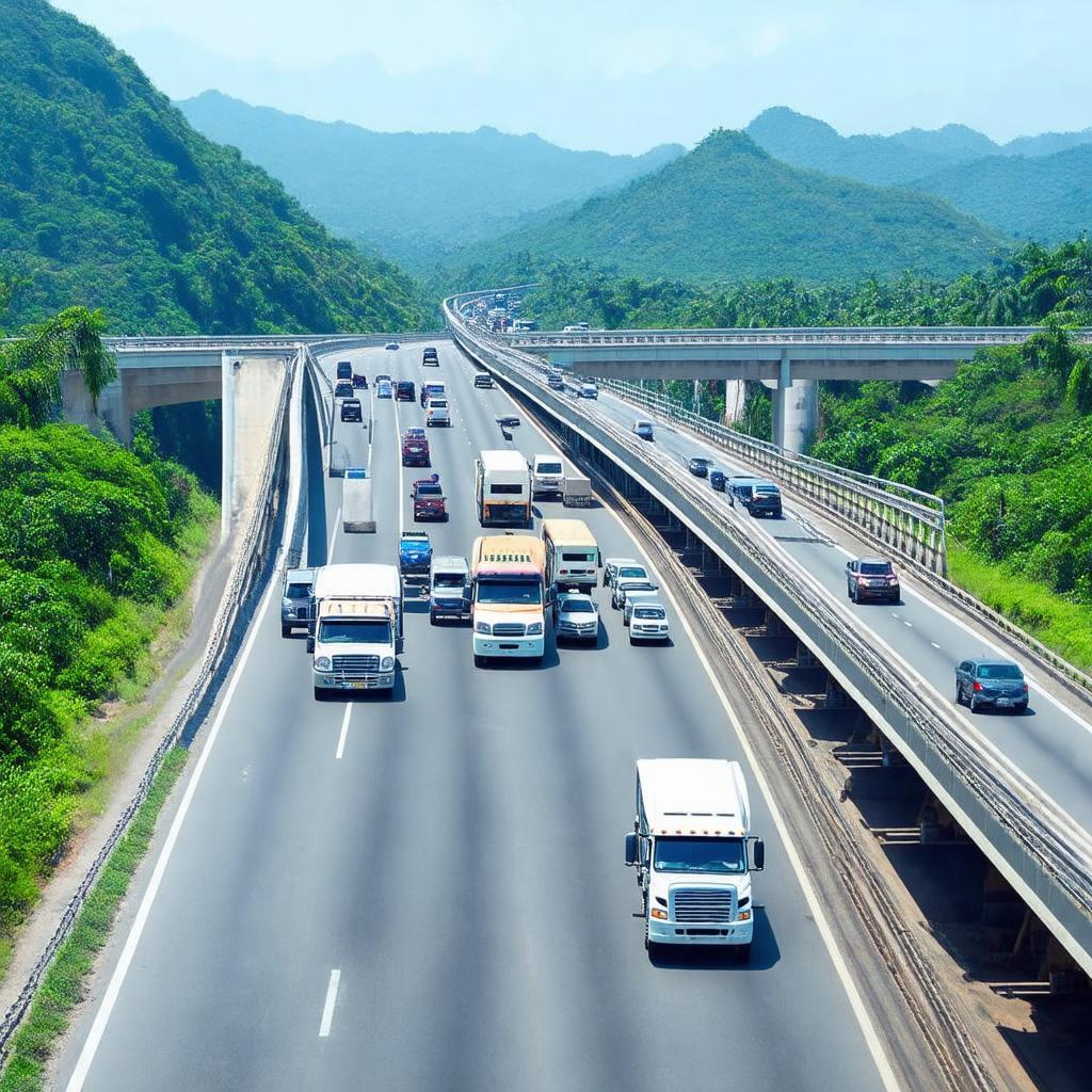 Cầu vượt Đồng Văn trên Quốc lộ 1A, điểm kết nối huyết mạch thúc đẩy kinh tế Hà Nam.
