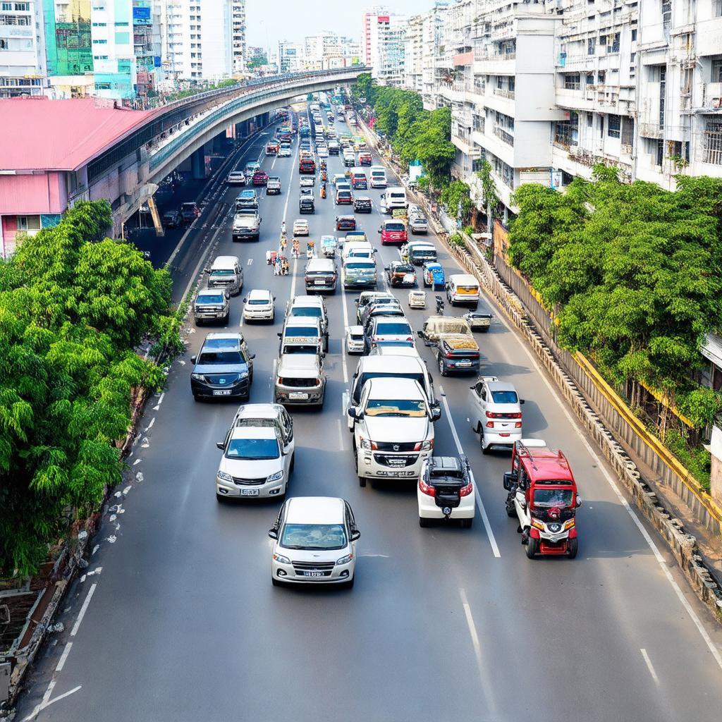 Giao thông tại Cầu Xáng Bình Chánh – Phạm Văn Hai nhộn nhịp với dòng xe cộ qua lại