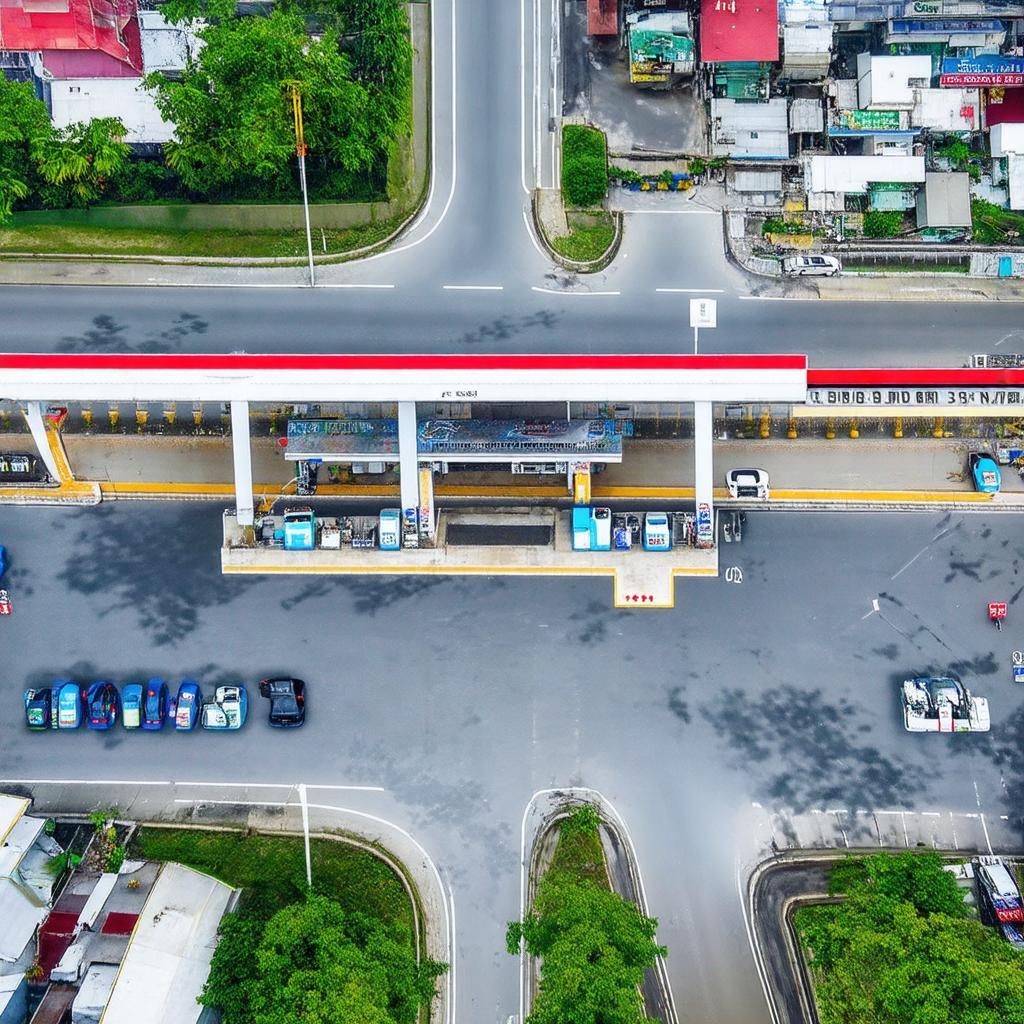 Bản đồ khu vực Cây xăng 47 Ngã tư Bình Phước TP Thủ Đức, hiển thị vị trí chính xác và các tuyến đường lân cận trên Quốc lộ 13