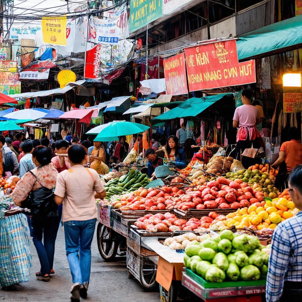 Khung cảnh nhộn nhịp chợ Thạnh Mỹ Lợi phường Thạnh Mỹ Lợi quận 2 TP HCM