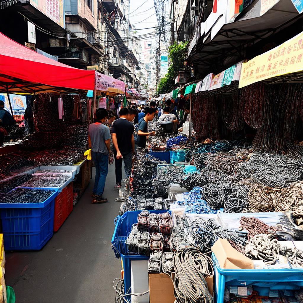 Toàn cảnh không khí nhộn nhịp và đa dạng mặt hàng tại Chợ Trời Thịnh Yên 33 Thịnh Yên Hai Bà Trưng Hà Nội