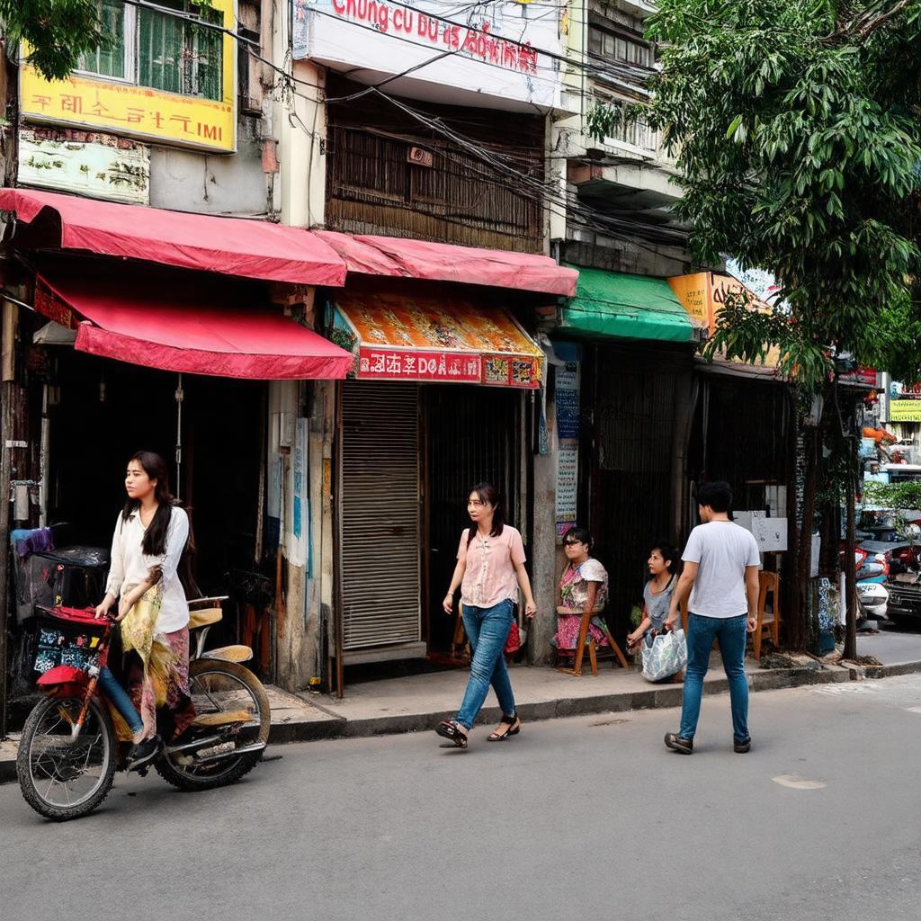 Boi canh song xung quanh Chung cu A5 Dai Kim, Nguyen Canh Di