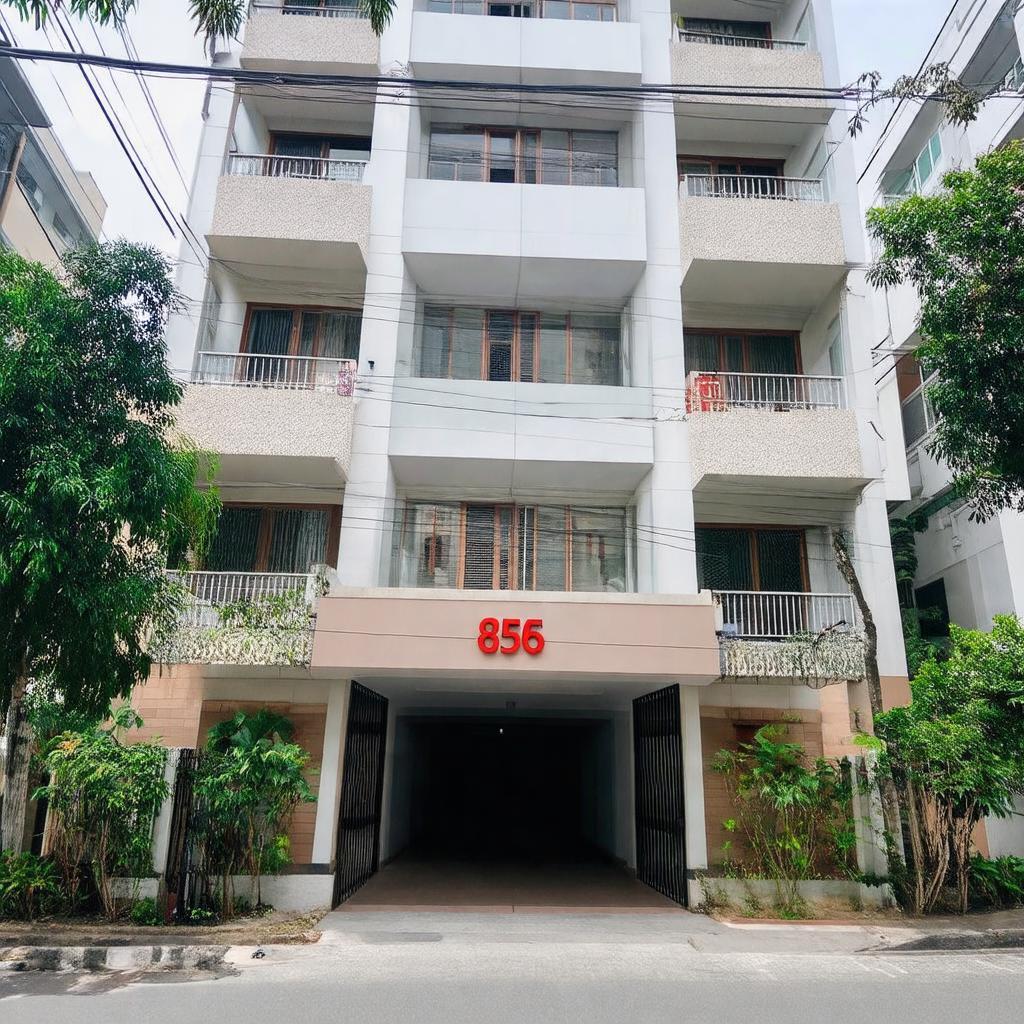 Ngoại cảnh chung cư Hoàng Anh Gia Việt 856 Tạ Quang Bửu Quận 8 TP HCM.