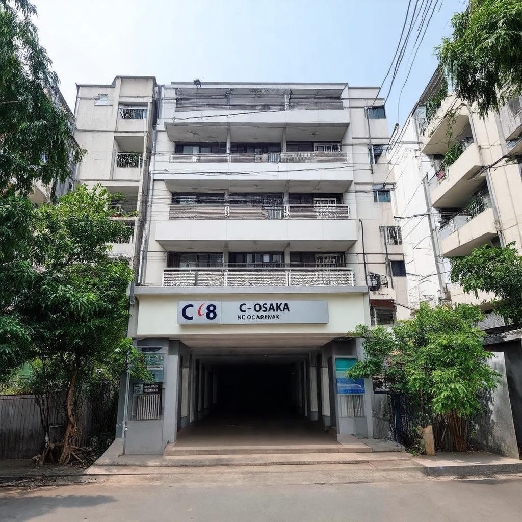 Hình ảnh chung cư CC Osaka Complex tại ngõ 48 Ngọc Hồi, Hoàng Mai, Hà Nội.