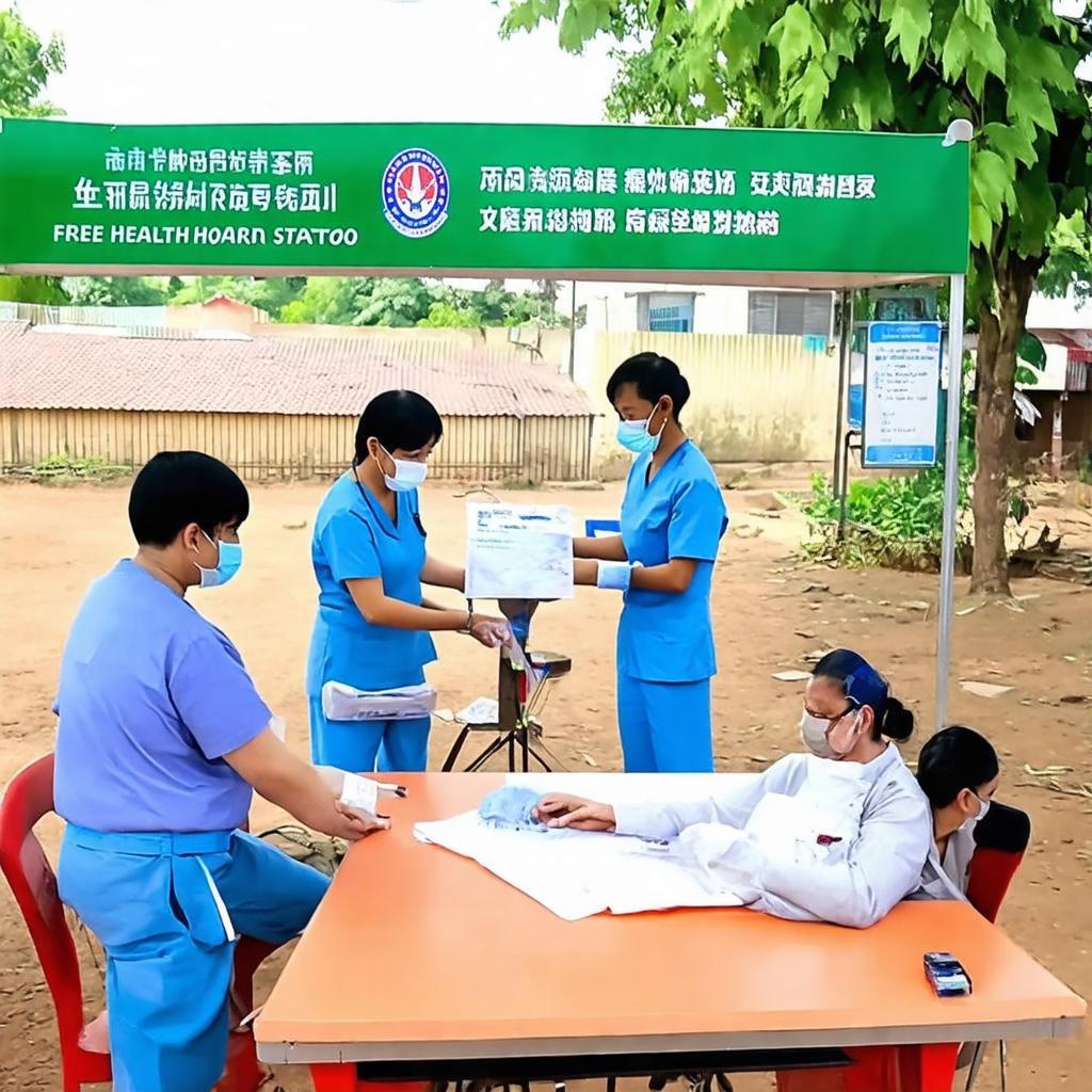 Hoạt động y tế dự phòng và tư vấn sức khỏe tại Trạm Y Tế Phường Tân Tạo.