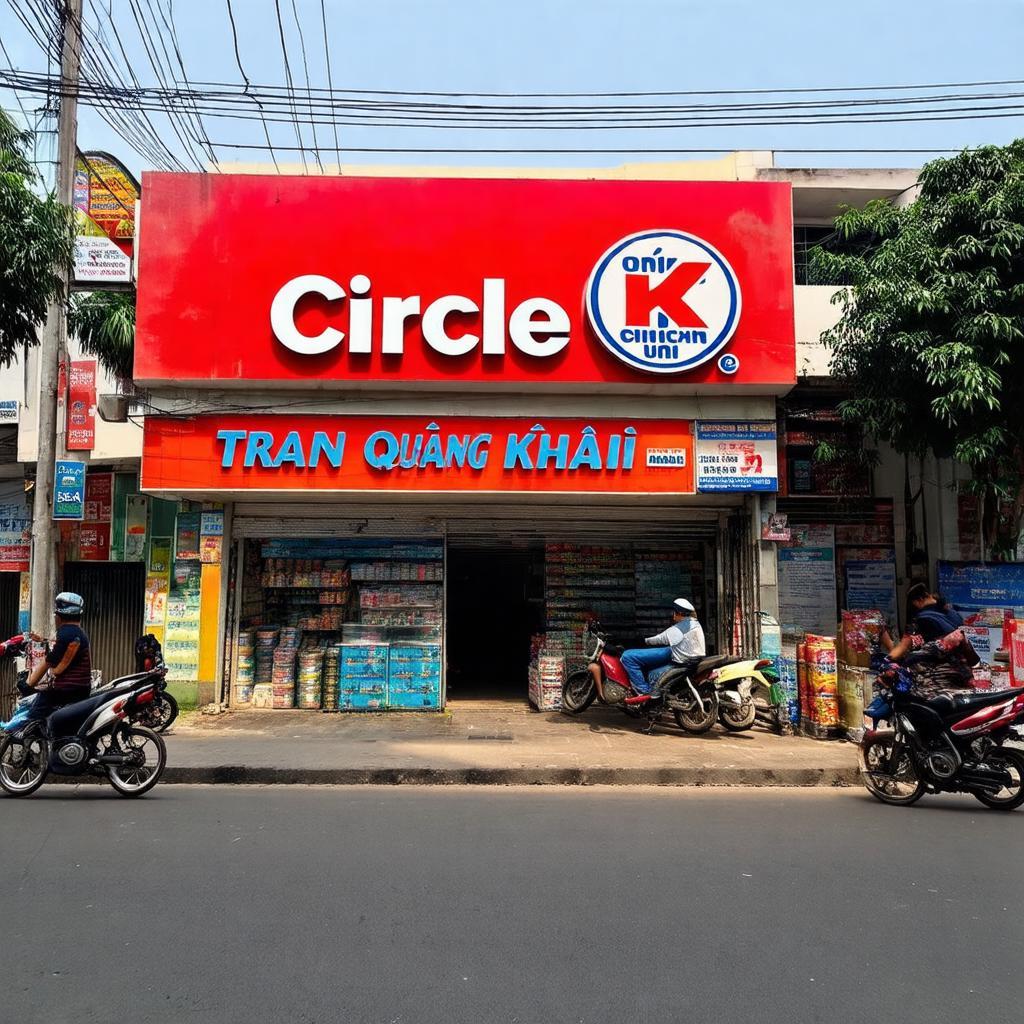 Hình ảnh bên ngoài cửa hàng Circle K Trần Quang Khải, Tân Định, quận 1 sầm uất