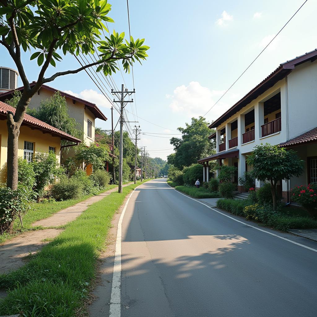 Co so ha tang va tien ich tai xa Van Con Hoai Duc Ha Noi