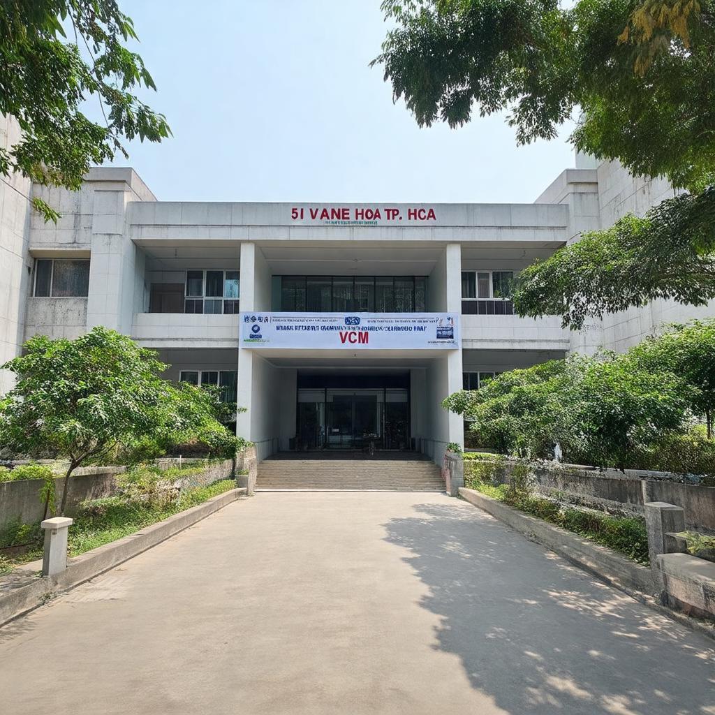Hình ảnh minh họa cơ sở vật chất hoặc một góc khuôn viên tại ĐH Văn Hoá TP.HCM cơ sở 51 Quốc Hương Thảo Điền