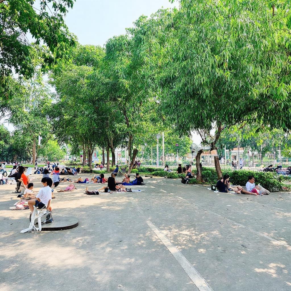 Công viên Hoàng Văn Thụ, địa điểm xanh gần Ngã Tư Phú Nhuận Quận Phú Nhuận