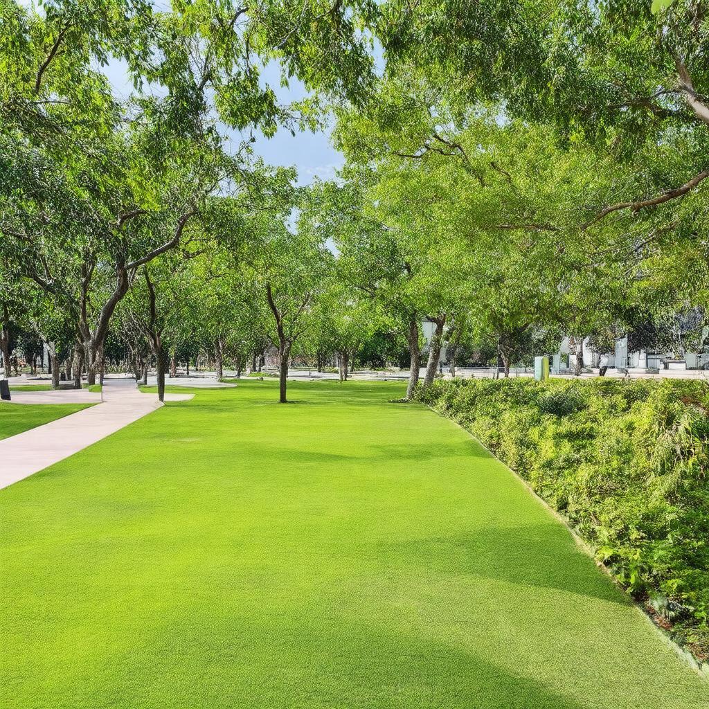 Công viên xanh mát tại Khu đô thị Sala Thủ Thiêm, quận 2 là điểm nhấn của khu đô thị