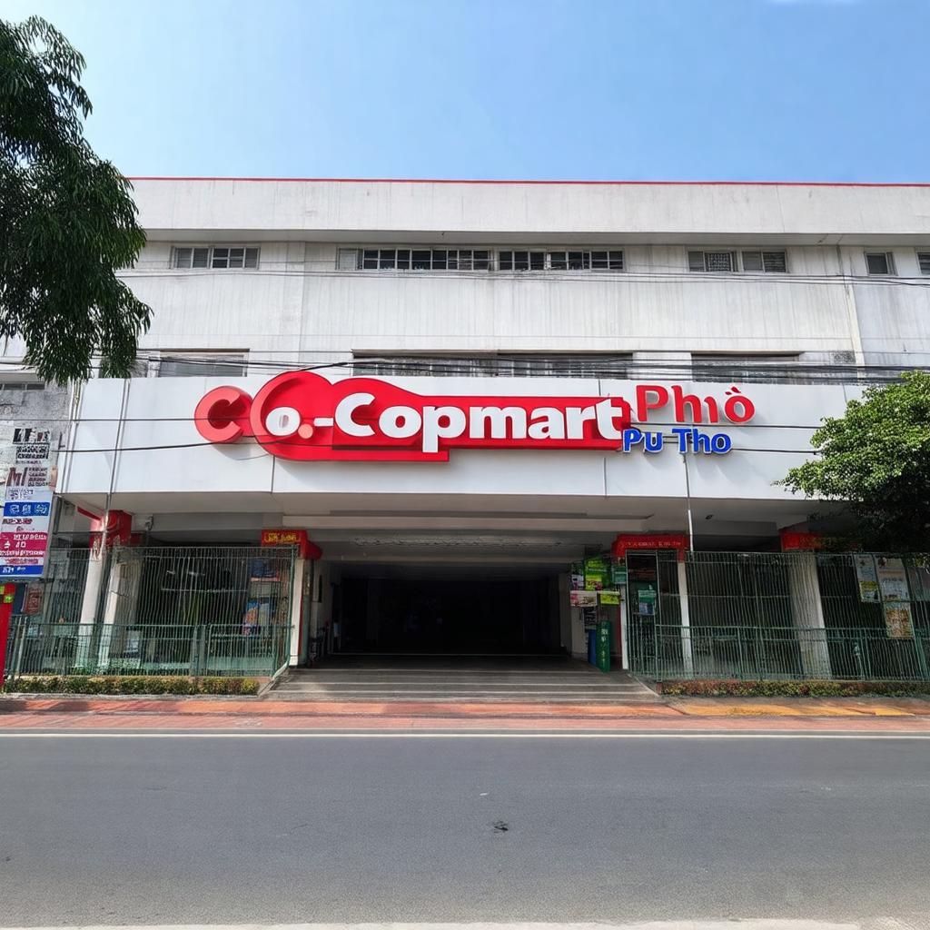 Hình ảnh mặt tiền Co.opmart Phú Thọ Quận 11 tại địa chỉ 15 Lý Thường Kiệt, Thành phố Hồ Chí Minh, giúp người dùng dễ dàng nhận diện